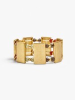 Pulsera Elástica Con Rectángulos multicolor