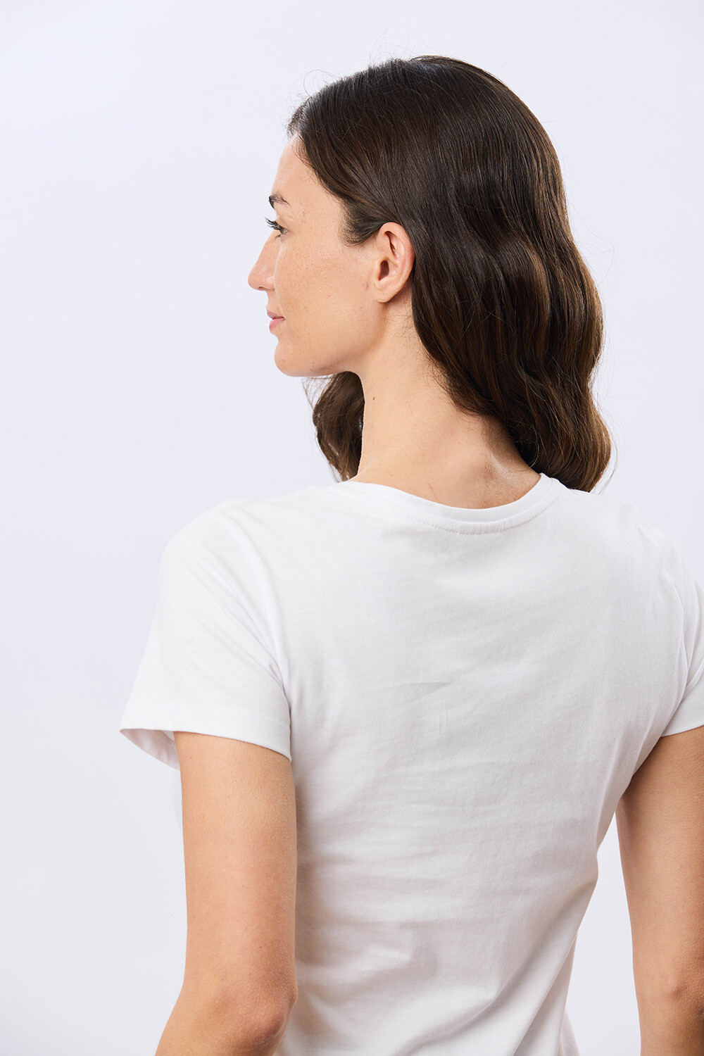 REMERA ESTAMPADA DE ALGODÓN Blanco