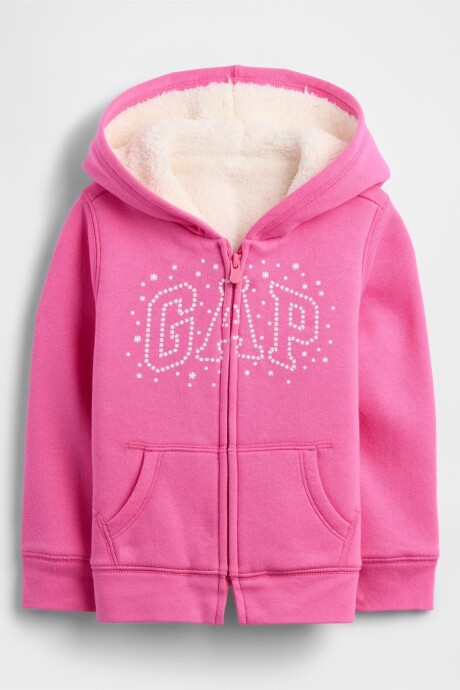 Canguro Logo Gap Con Corderito Toddler Niña Pink Azalea