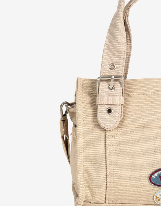 City Cartera City Parches - Marron Beige