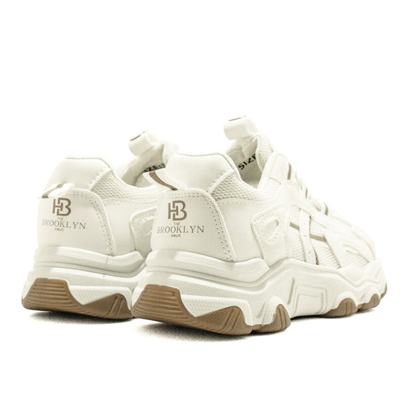 Championes The Brooklyn Haus Forde de Niños Blanco-marron Claro