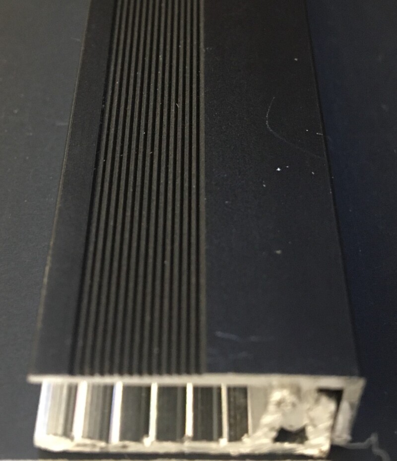 PISO PARED ALUMINIO NP PERFIL PISO PARED ALUMINIO HUMO NP1257PP