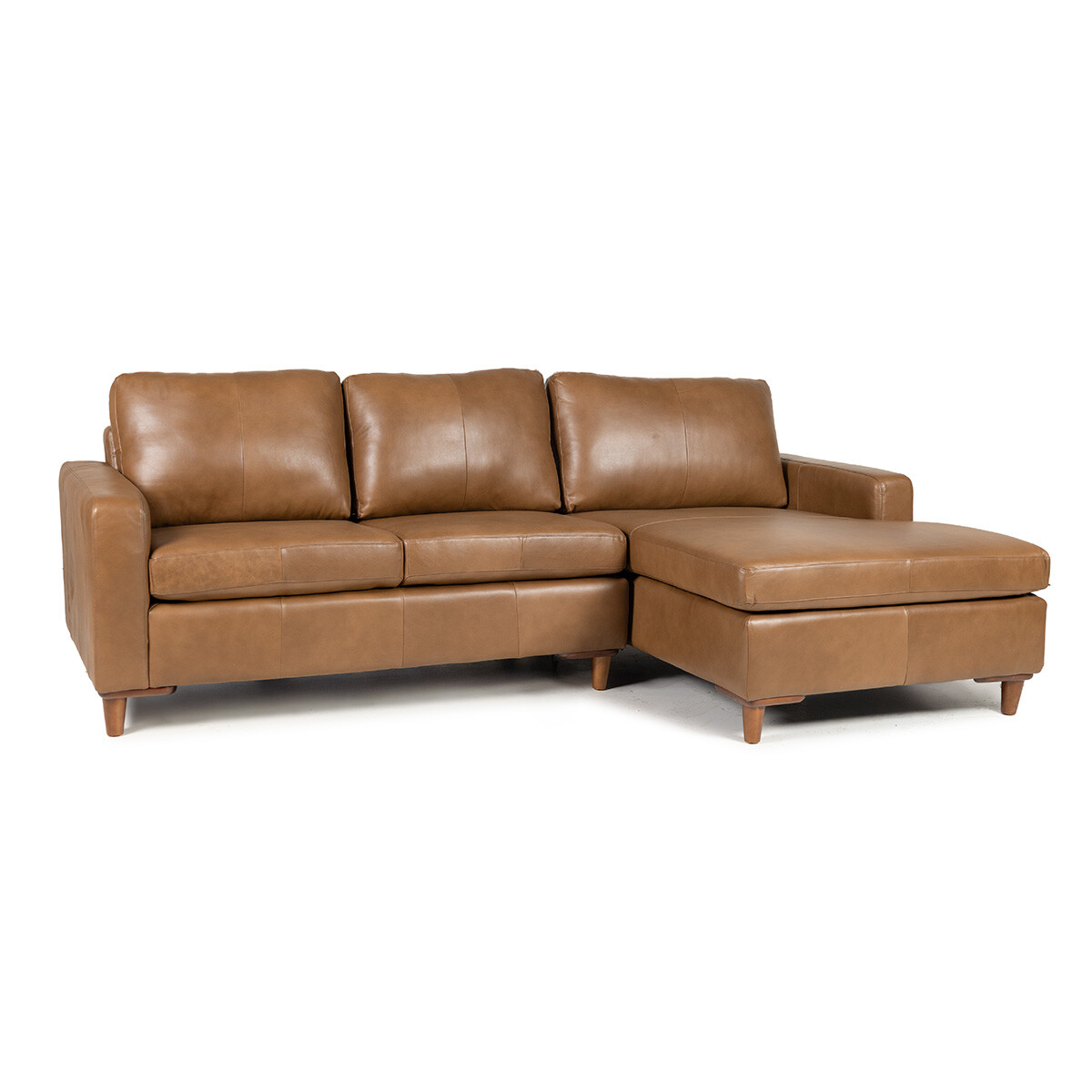 Rinconera Sevilha - Cuero Natural - Chaise Derecho - 1015 (Capuccino) 