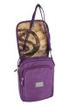 Morral Cruzado (Bandolera) en Tafeta Amasada Violeta