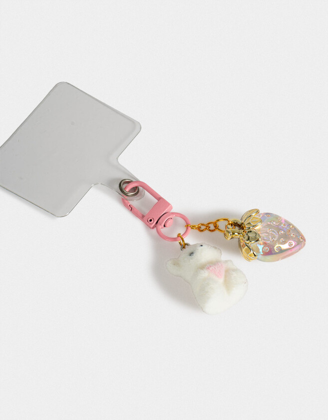 Accesorios De Celular Varios Accesorios Celular Accesorio Para Celular Con Charm - Rosa Claro