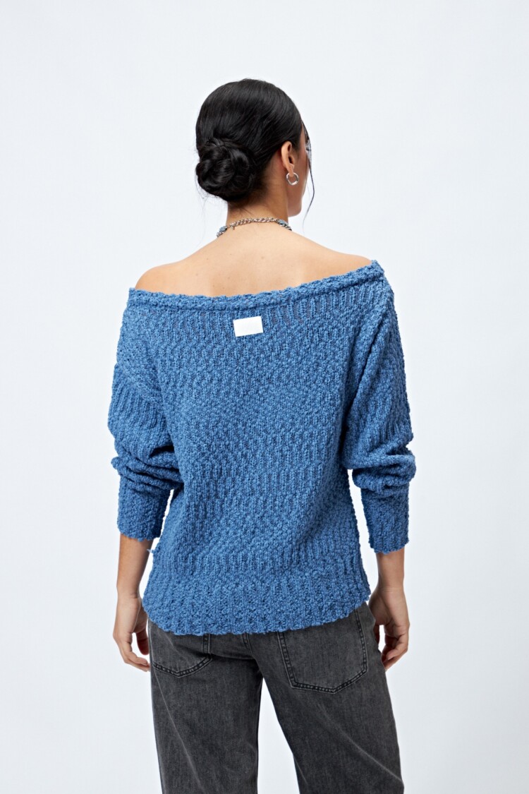 SWEATER FLORIE Azul Lavado