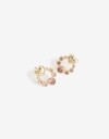 Aros Pasantes Cubic zirconia Aros Corazón Cubic Zirconia - Dorado