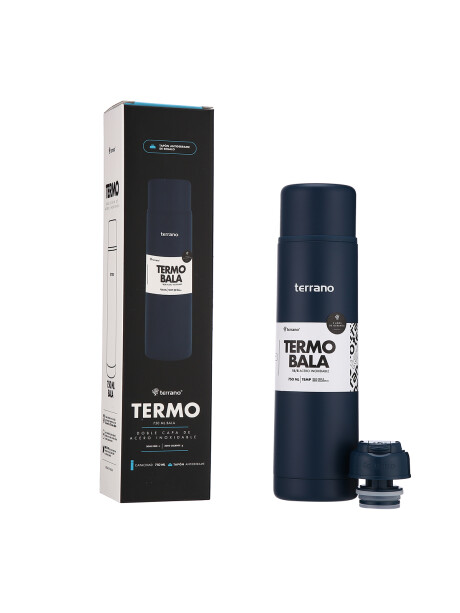 Termo Bala 750ML. Azul Opaco