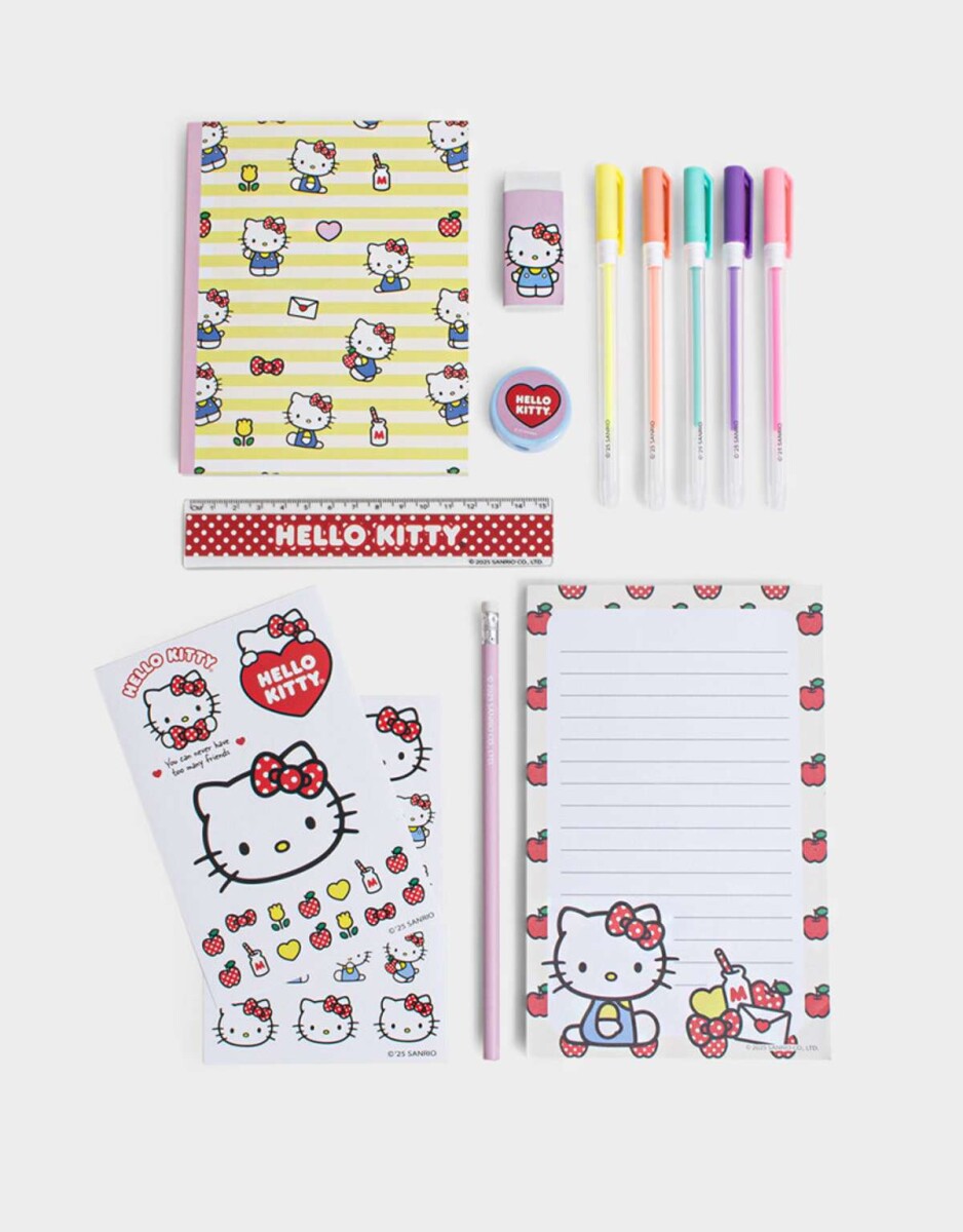 Set De Librería Con Lunchera - Combinacion Multicolor 