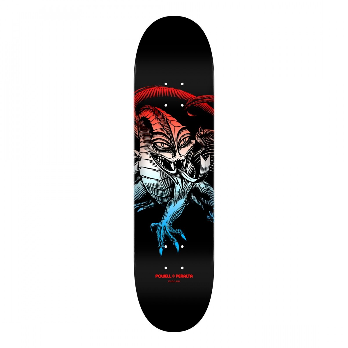 Deck Powell Peralta Cab Dragón 8.25" - Blue Fade (Sólo Tabla · Lija Incluída) 