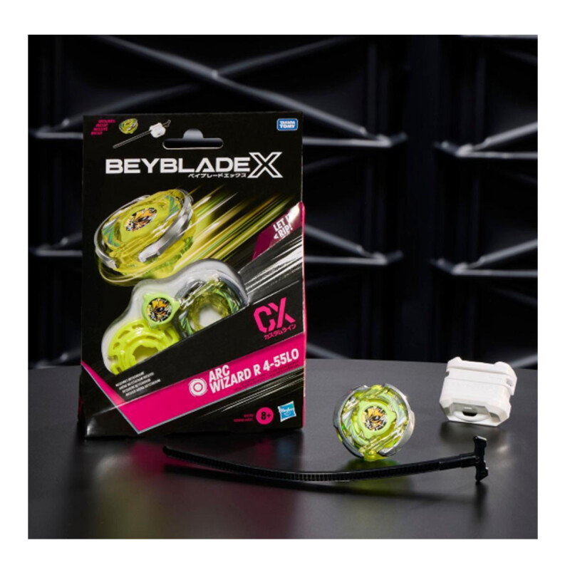 Beyblade X Xtreme Trompo + Lanzador hASBRO CX ARC Wizard R 4-55LO
