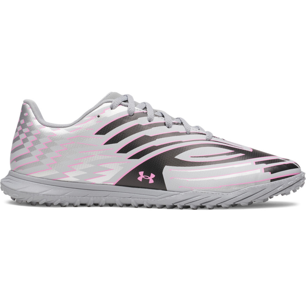 UA U Shadow Club 4 Turf-WHT - GRY-035 