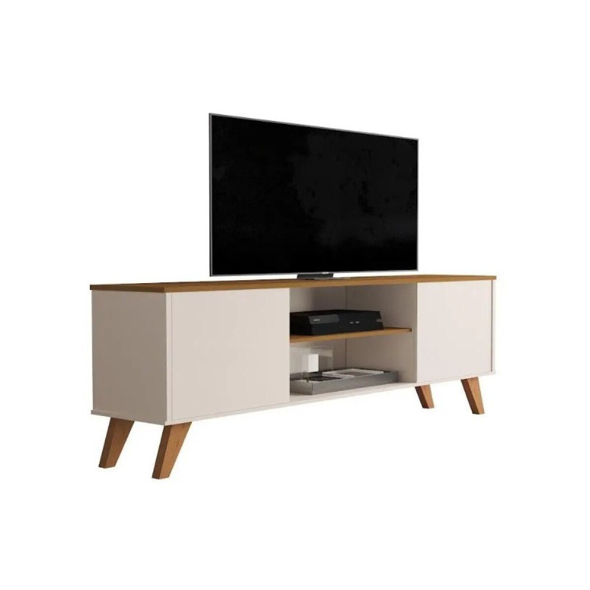 RACK NATIVA HELENA 60" OFF WHITE/CINAMOMO 