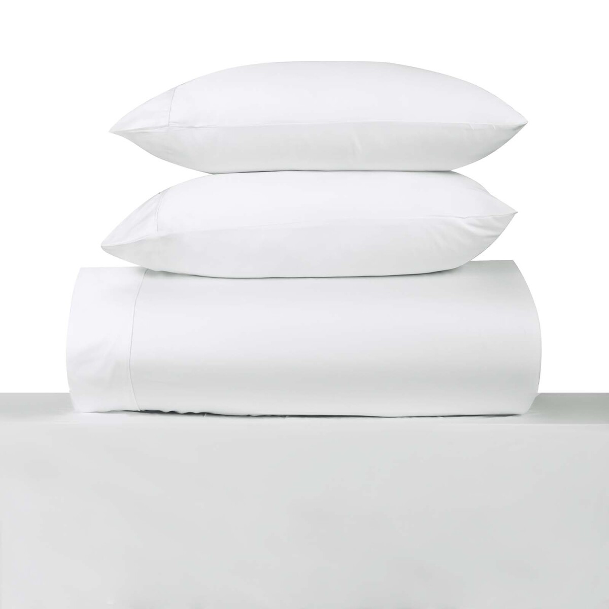 JUEGO DE SABANAS - 2 PLAZAS BAMBU BLANCO BAMBÚ 