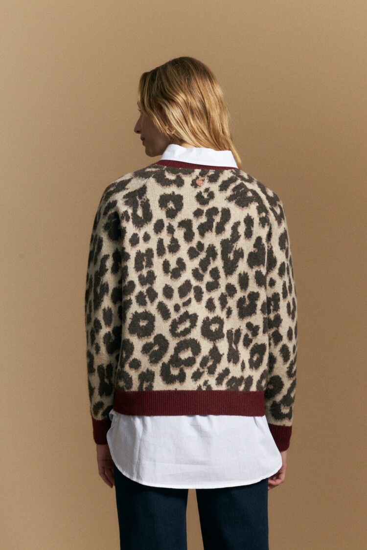 SWEATER ALMIRON Bordó