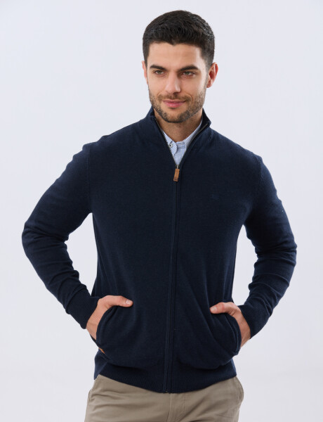 CAMPERA TEJIDA Azul