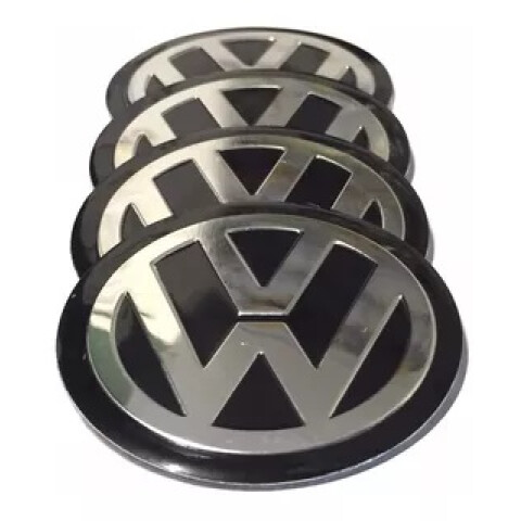 EMBLEMA "VW" CENTRO DE TAZA JUEGO X4 Emblema "vw" Centro De Taza Juego X4