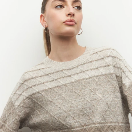 SWEATER MIRNA Beige Melange