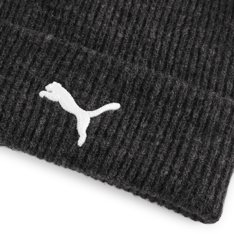Gorro Puma Classic Elevated Beanie de Unisex - 025495 01 Gris Oscuro