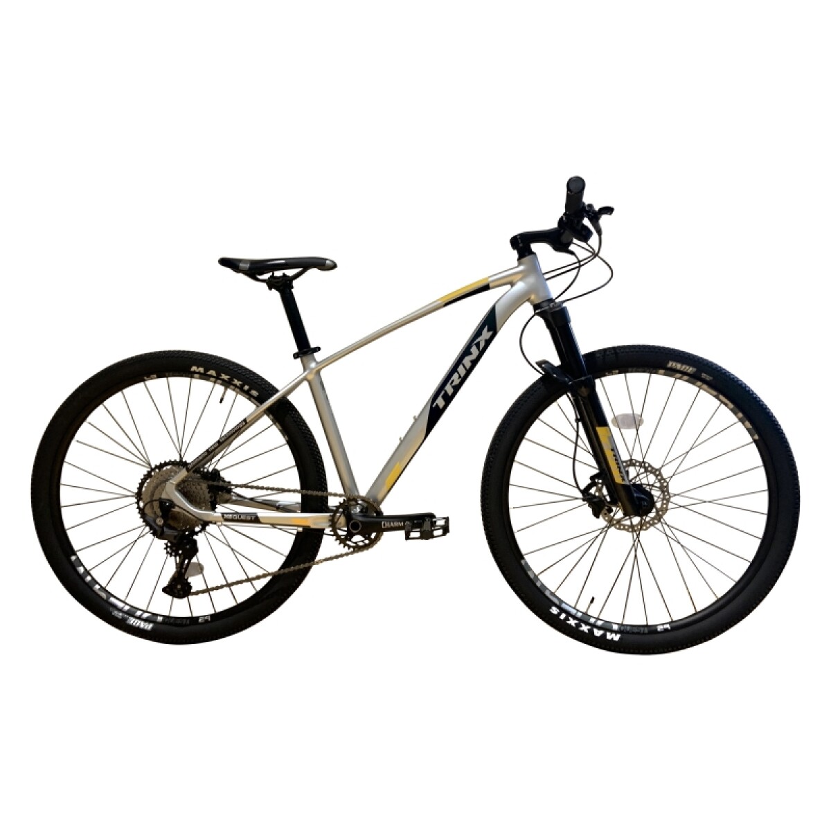 Bicicleta Trinx Mtb R.29 X8quest F/disco C/bloqueo - Plateado. 