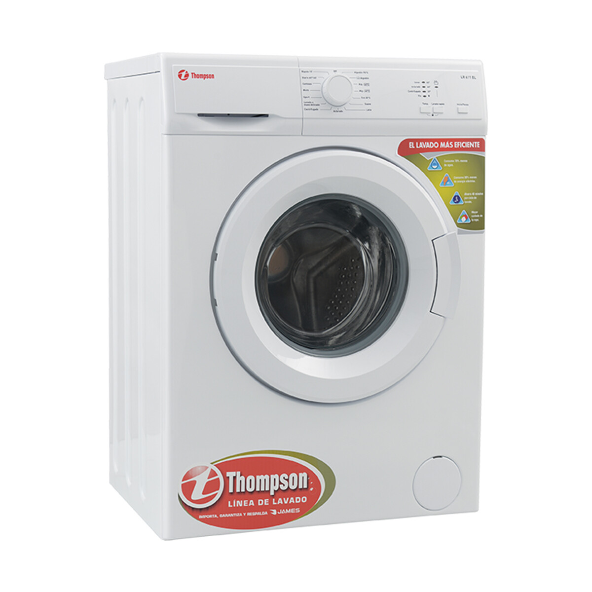 Lavarropas Thompson Lr 611 - LAVARROPAS THOMPSON LR611BL 6KG BLANCO 