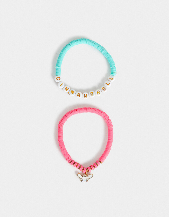 Pulseras Infantiles Set De Pulseras "cinnamoroll" - Combinacion Multicolor
