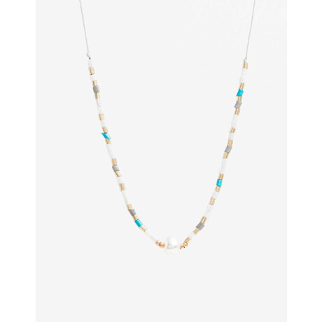 Collar Con Beads Combinacion Multicolor