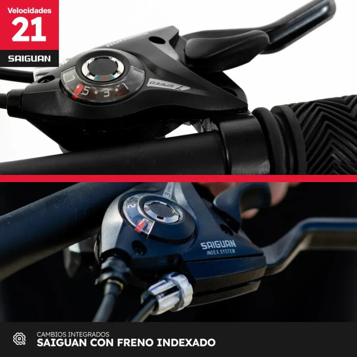 BICICLETA MONTAÑA RODADO 29 RANDERS JEICO F1 NEGRO-GRIS L BICICLETA MONTAÑA RODADO 29 RANDERS JEICO F1 NEGRO-GRIS L