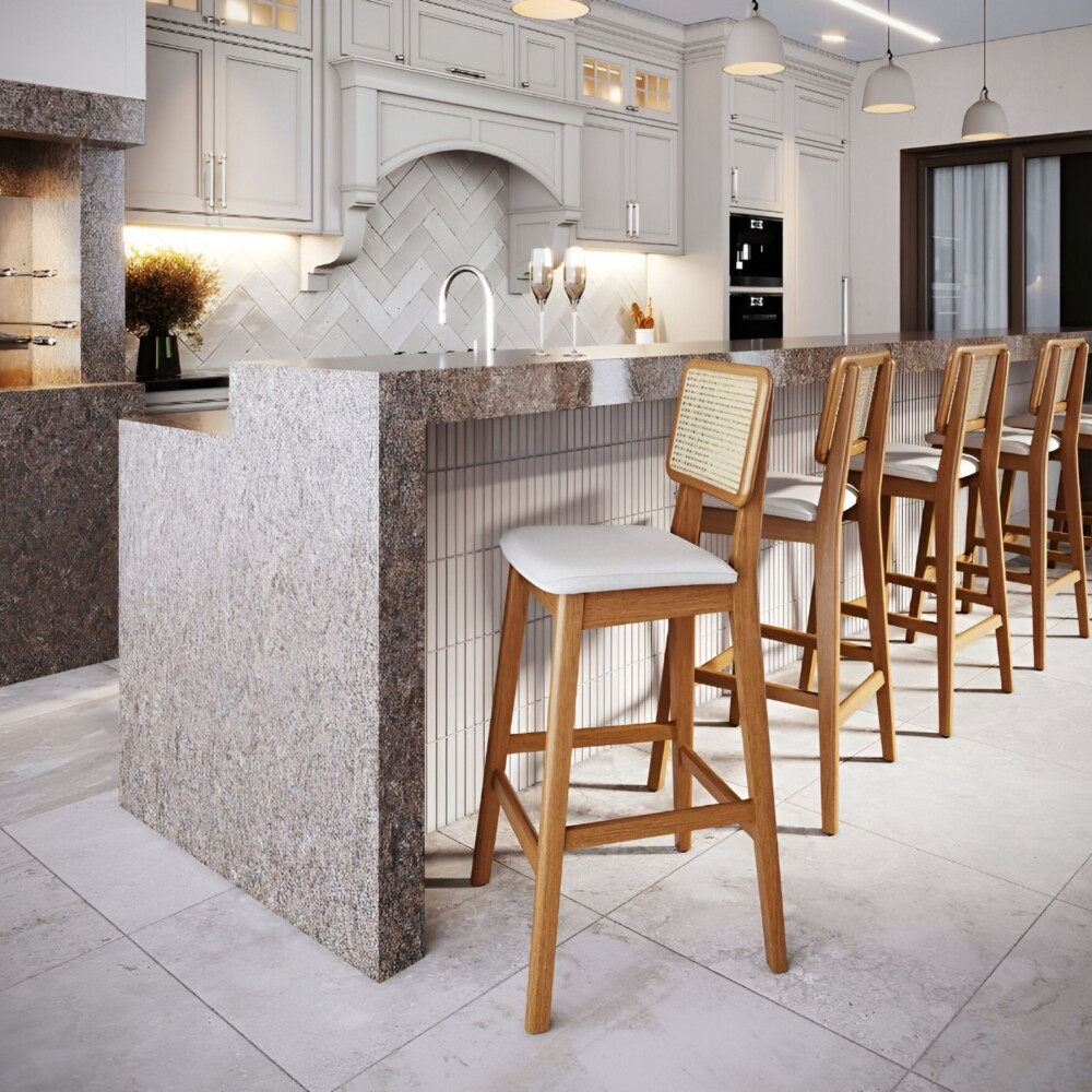 Butaca Classic - Línea Manhattan - Tela Lino/Natural