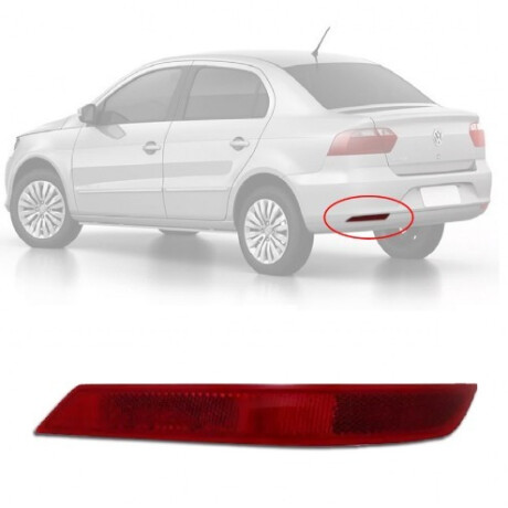 PLASTICO ACRILICO MICA FAROL VOLKSWAGEN REFLECTIVO PARAGOLPE TRAS. IZQ. GOL G6 SEDAN - PLASTICO ACRILICO MICA FAROL VOLKSWAGEN REFLECTIVO PARAGOLPE TRAS. IZQ. GOL G6 SEDAN -