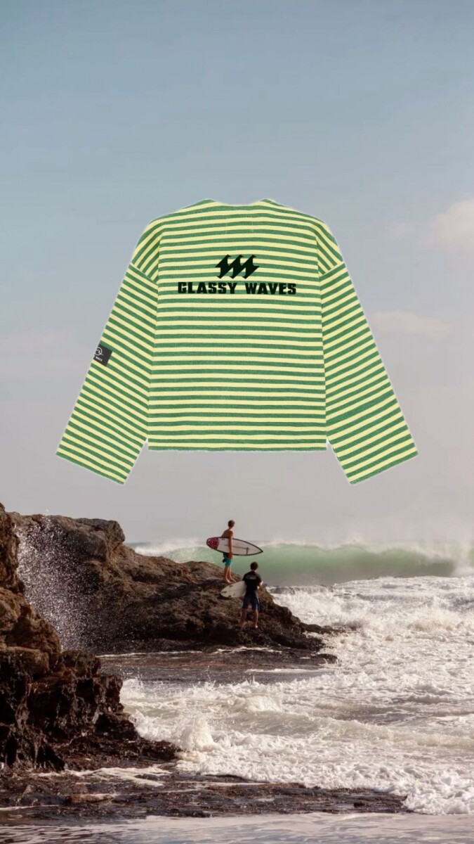 Buzo Reversible Marinero / Verde 