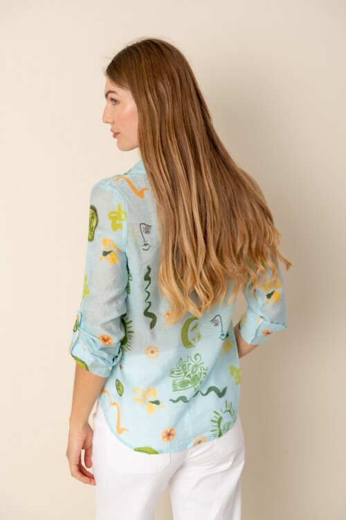 Camisa estampada San Bou