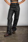 Pantalón cuerina Negro