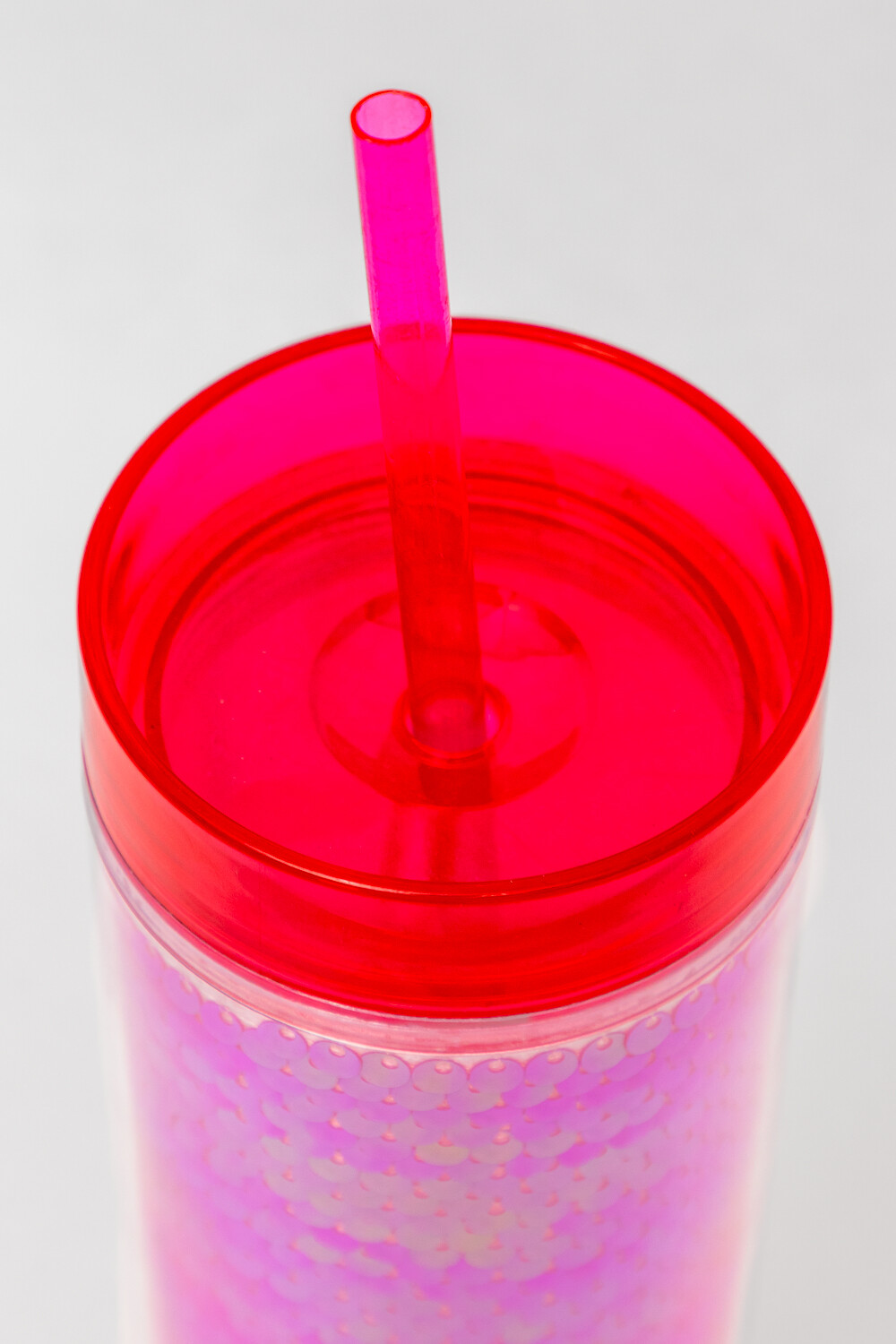 Vaso Con Tapa + Sorbito Gaiman Azul