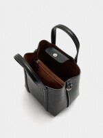 Bolso Tote Con Bandolera S negro