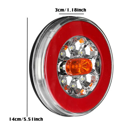 FAROL - TRAS. REDONDO UNIVERSAL LED 12/24V RANDOM - FAROL - TRAS. REDONDO UNIVERSAL LED 12/24V RANDOM -