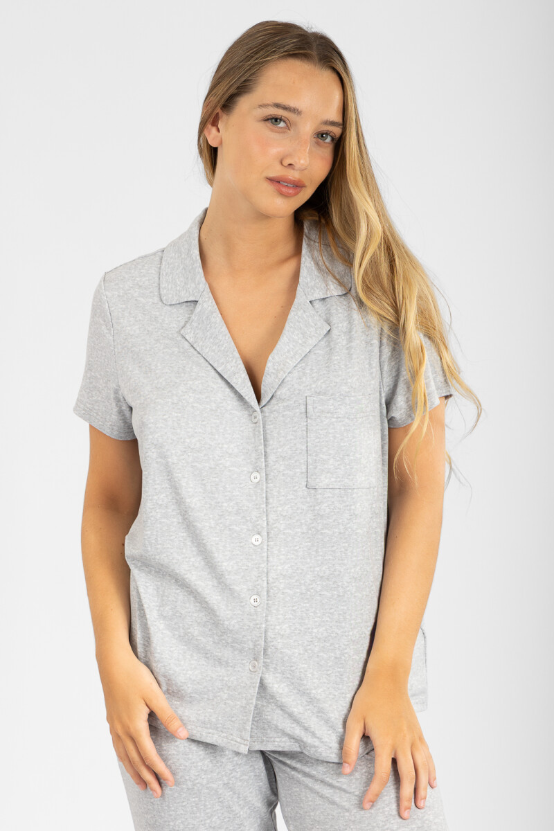 Pijama yummy melange americano mc Gris