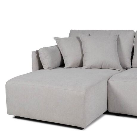 Rinconera Torino - Tela Microfibra - Chaise Izquierdo 3A-341 (Beige)