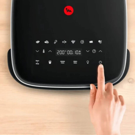 Freidora De Aire Moulinex Easy Fry Xl Surface Compacta Doble Resistencia Cesta Ancha Negro