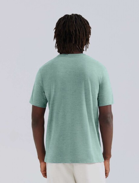 CAMISETA BÁSICA UNISSEX REGULAR WORLD VERDE