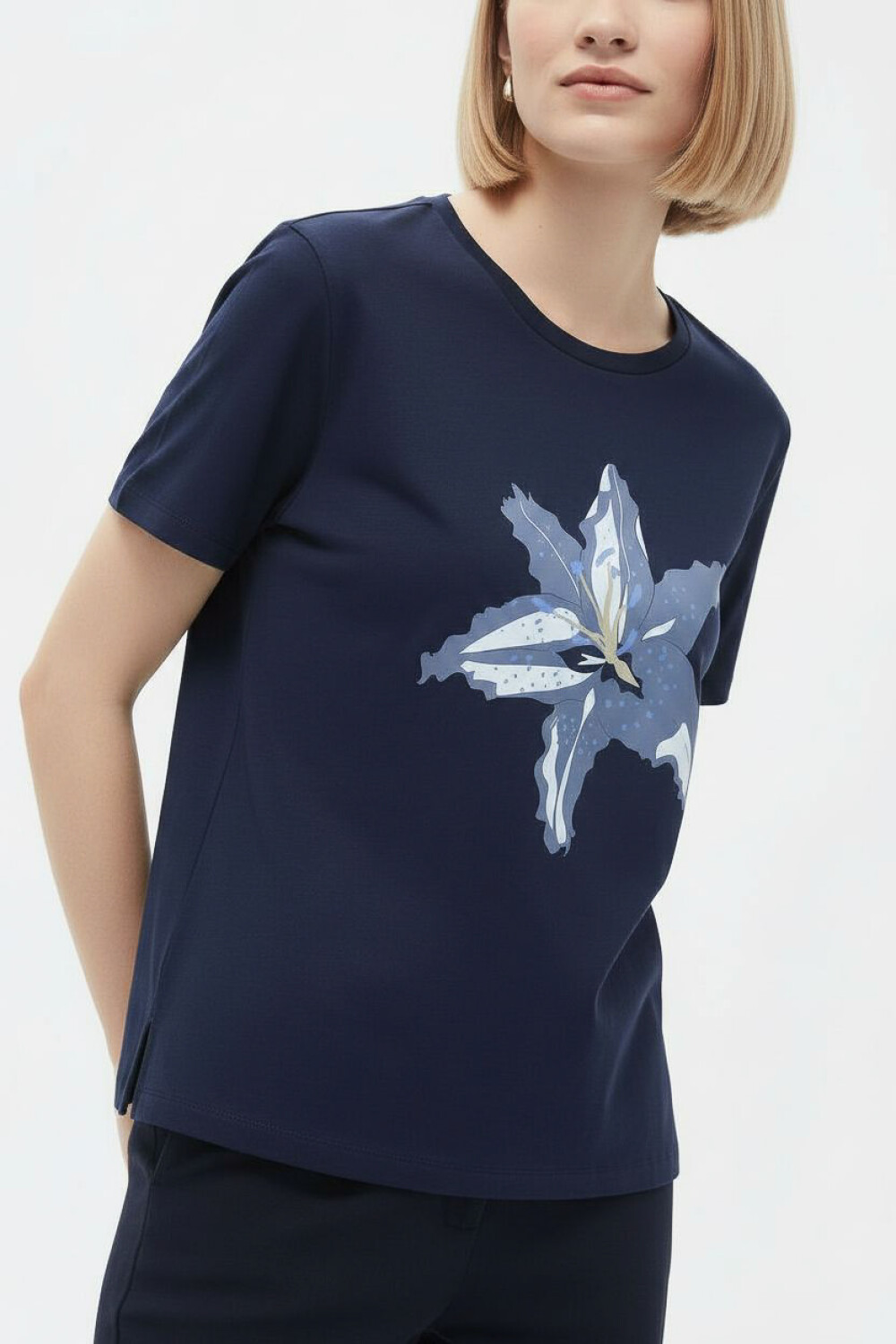 Remera Violeta Estampado 3