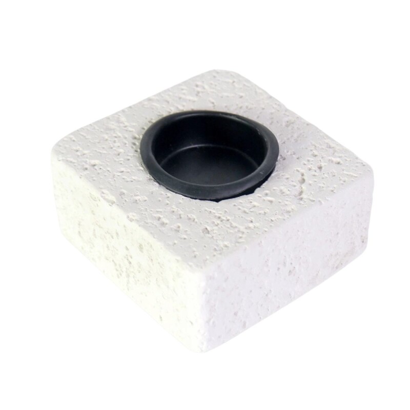 PORTA VELA BLANCO 4X8CM Unica