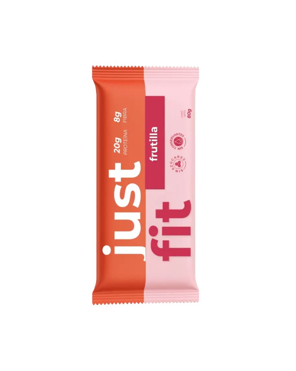 Barritas Premium 20g Proteína + Colágeno JustFit - Frutilla 