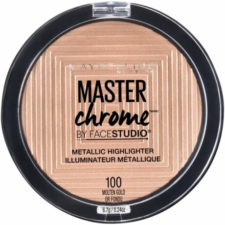 Iluminador Maybelline Master Chrome N°100 Molten Gold Iluminador Maybelline Master Chrome N°100 Molten Gold