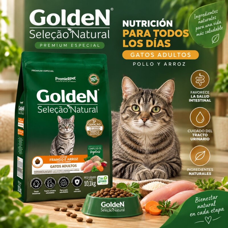 GOLDEN NATURAL GATO ADULTO 10.1 KGS GOLDEN NATURAL GATO ADULTO 10.1 KGS