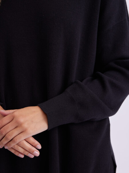 Buzo de punto oversize Negro