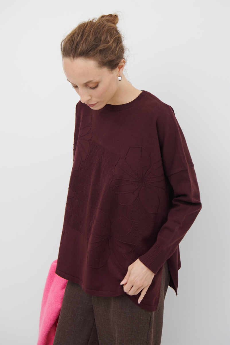 BUZO AMAPOLA - BURDEOS 