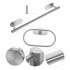 Set Accesorios De Baño Rollo Toalla Percha Juego 4 Piezas Adhesivo Acero Inoxidable Imback Color Plateado Set Accesorios De Baño Rollo Toalla Percha Juego 4 Piezas Adhesivo Acero Inoxidable Imback Color Plateado