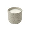 VELA EN POTE GRIS 11X11X10CM Unica