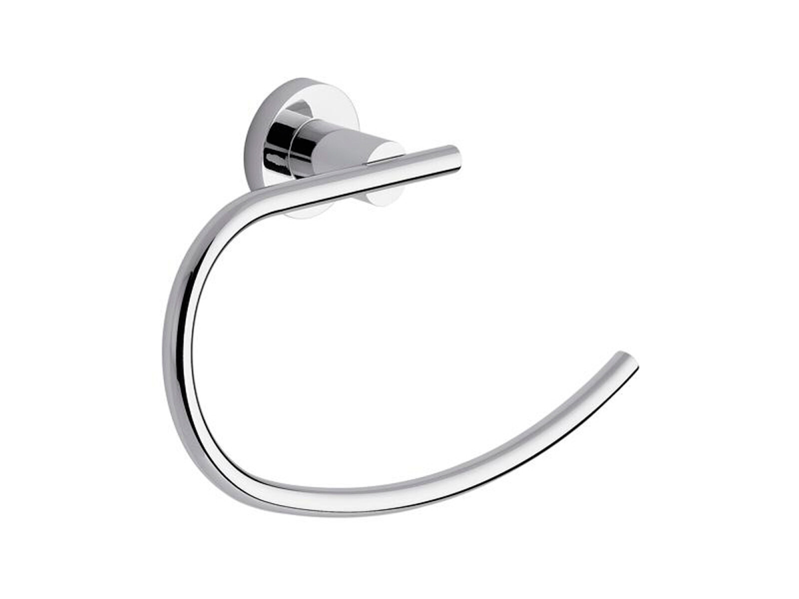 Toallero Aro Metal Libby Cromo Brillo Acero Inoxidable 